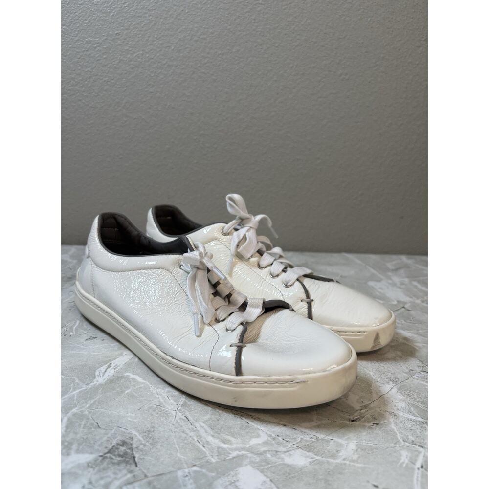 Rag & Bone Women’s Leather Sneakers Low Top Off White 8 / 38 Nordstrom